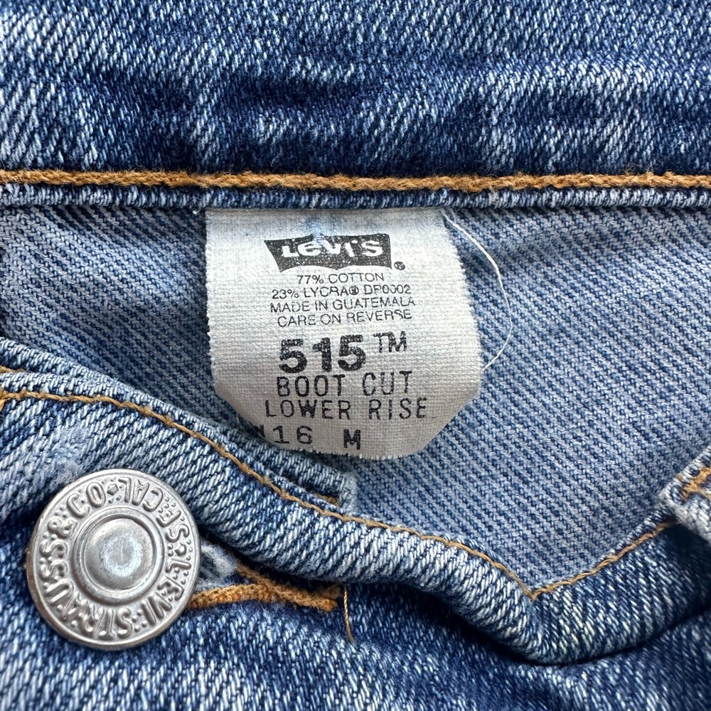 Levi’s 515 Bootcut Jeans Women’s Size 16 Low Rise Denim Y2K - Picture 8 of 9